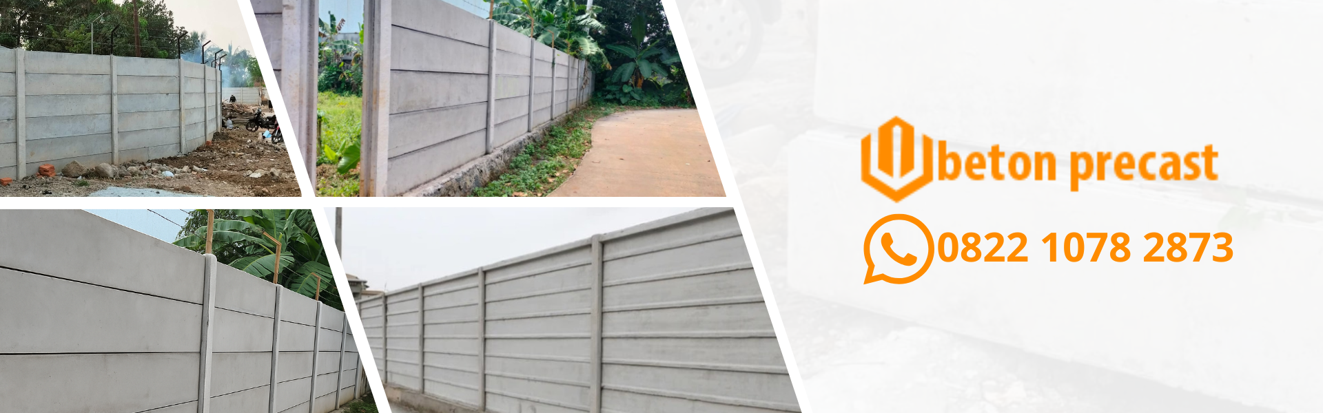 Jual Pagar Panel Beton Precast Terdekat & Termurah